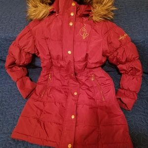 Baby Phat Hot-Pink Puffer 3/4
